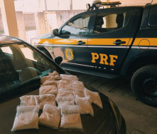 PRF apreende 90 quilos de minério de prata em Anastácio