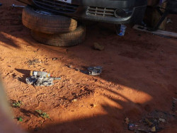 O policial revidou e o suspeito foi atingido (Foto: Campo Grande News)