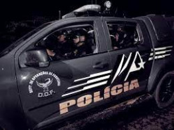 DOF durante ação em Dourados (Foto: Reprodução)