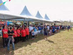 Evento Undokai, realizado na Associação Nipo-Brasileira em Campo Grande (Foto: Juliano Almeida)
