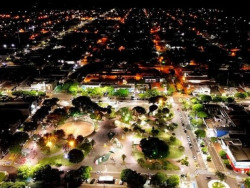 Vista aérea do município de Caarapó (Foto: Reprodução)