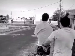 Momento da prisão de Danilo em Iguatemi (Foto: Campo Grande News)