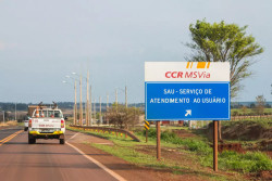 Trecho da BR-163 operado pela CCR MSVia (Foto: Campo Grande News)