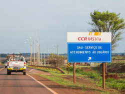 Trecho da BR-163 operado pela CCR MSVia (Foto: Campo Grande News)