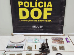 Material apreendido pelo DOF (Foto: Assessoria)