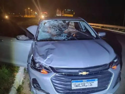 Pedestre morre atropelado por carro na MS-395